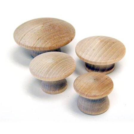 Hd Amerock Woods 2 in. Cabinet Knob- Unfinished Birch A00814 WD